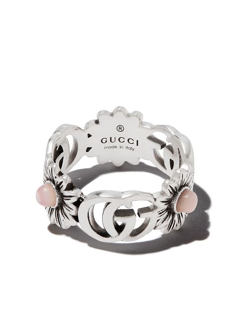 gucci flower bag ringstones|gucci ring band.